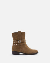 BOTTINES CARMEN/VEL TAUPE - minelli.fr